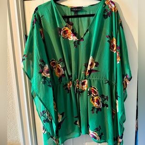 Lane Bryant Floral Blouse